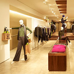 A projection of the Nolita store.