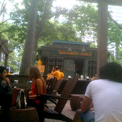 New York Sun (!) Reports From the Bryant Park Porch