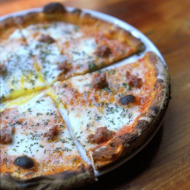 Osteria's wood-fired pizza