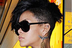 Rihanna Shaved Part of Her Head