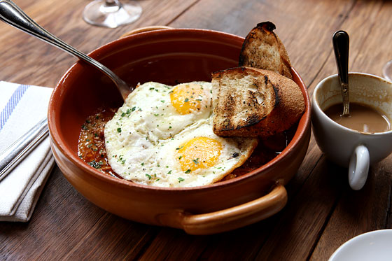 Brunch at Locanda Verde.