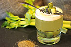 Absinthe, pisco, celery, kiwi, and melon in one drink.
