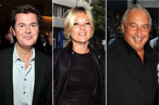 Kate Moss Caught in Awkward Businessman Triangle