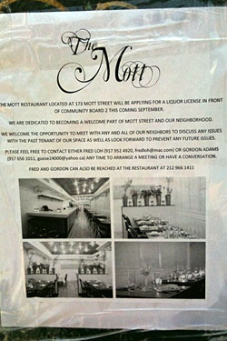 The Mott Tries to Get on the Neighborhood’s Good Side