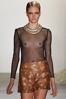Model Gets Modest at Erin Fetherston