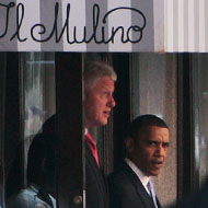 Obama at Il Mulino