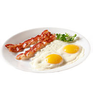 There's no way the bacon was this crispy.
