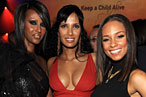 Padma Lakshmi Wears Red to the Black Ball