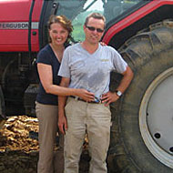 Eberhard Müller and Paulette Satur.