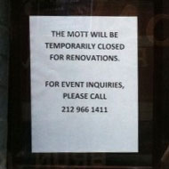Unhappy Halloween: Cobwebs at Shuttered Le Souk and the Mott