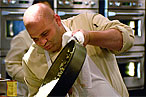 Howie the Steamroller will beat you with that pan.