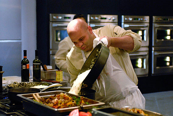 Howie the Steamroller will beat you with that pan.