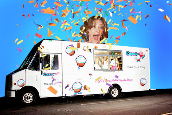 Joan Cusack Hops Aboard the Cupcake Truck