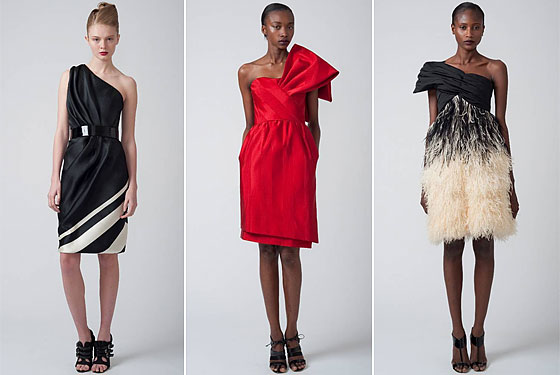 Dresses from the fall collection.