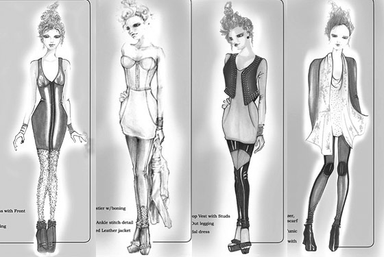 designing clothes sketches. universe for sketches of