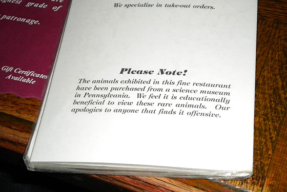 PETA Weighs In on White Slab Palace’s Rogue Taxidermy