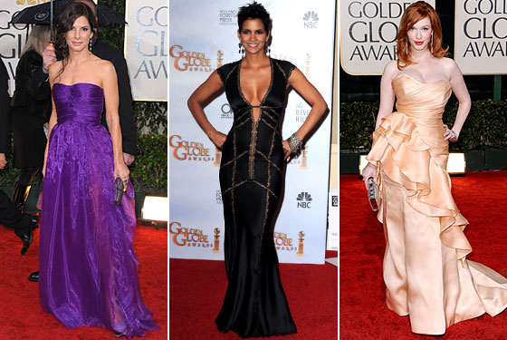 halle berry dresses 2010. Sandra Bullock, Halle Berry,