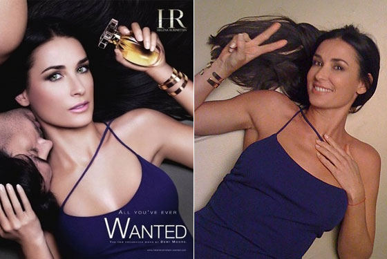 Demi Moore Before and After Photoshop By Amy Odell
