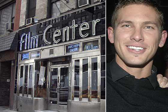 Model Adam Senn Gives Film Center Café a Makeover
