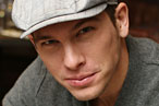 Model Adam Senn at Film Center Café.