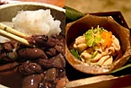 Pickled baby squid and shirako