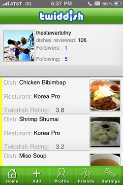 Another Way to Post Your Opinions About Food on the Internet
