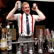 Shaking the Wellington Fizz.