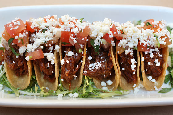 The beef tacos at Sueños.