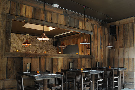 Country rustic restaurant booth furniture seats 150 w/ table tops ...