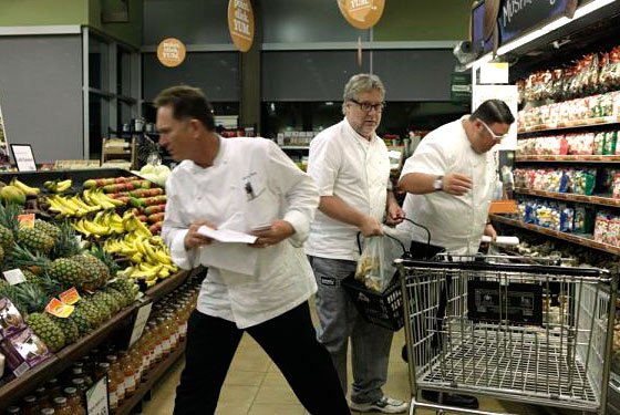 Jonathan Waxman is in the zone.
