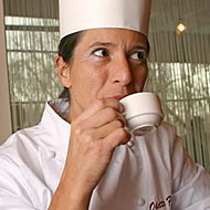 Fada, with cappuccino.