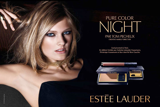 Constance Jablonski's first campaign for Est e Lauder has been released