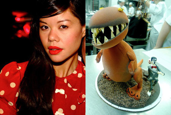 Justine D. and a chocolate project inspired by Pee Wee Herman