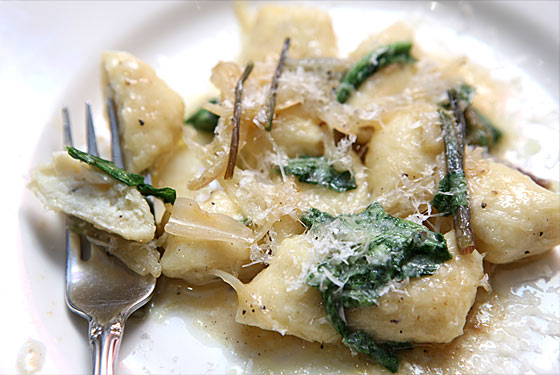 Torrisi's summer-only gnocchi.