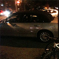 Lou Reed's car only pulls away from one Joe's.