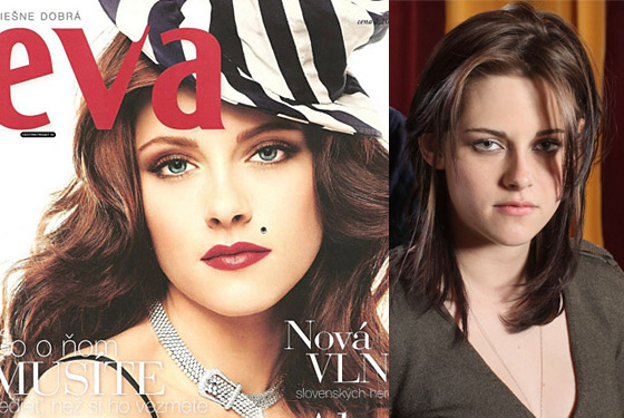 Kristen Stewart Photoshopped. to Kristen Stewart#39;s Face