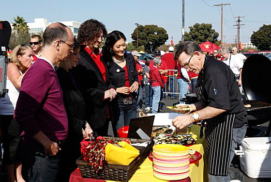 The judges are stunned that this is yet another outdoor-cooking challenge.