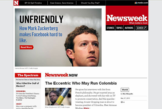 newsweek. Newsweek.com Redesign Launched