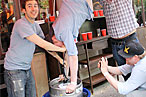 Ryan Skeen Doing a Keg Stand
