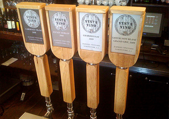 Drink Wine on Tap in Astoria