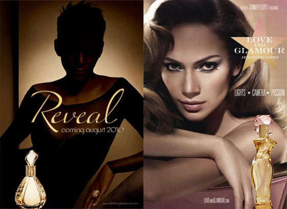 Jennifer Lopez and Halle Berry are both launching new fragrances, 