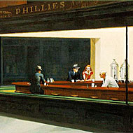 Edward Hopper's Nighthawks: fiction.
