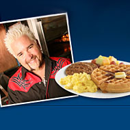 Guy Fieri Wants to Give You a Waffle Iron at 5 a.m.