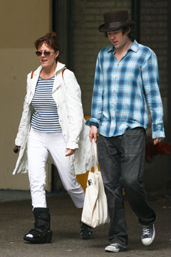 Susan Sarandon and Jonathan Bricklin.