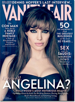 Angelina Jolie Returns to Magazine Covers With Bangs