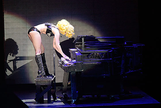 Lady Gaga's Skimpy Concert Clothes Are Neat to Look at, But That's About It