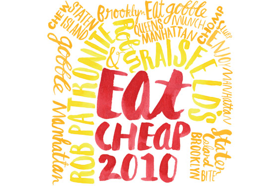 The 2010 Cheap List; Where Chefs Eat in the Neighborhood