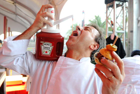 And Now, Chef Daniel Boulud Chugging Ketchup
