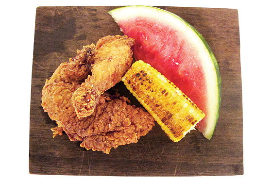 Peels' fried chicken.