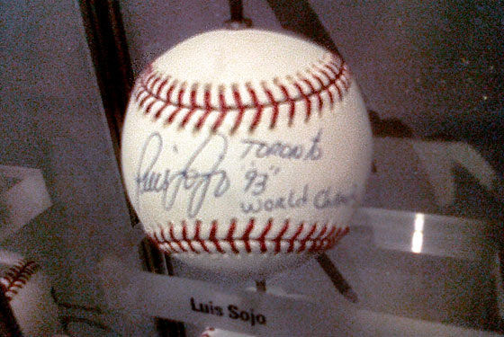 Could the Yankees Not Find a Better Luis Sojo–Autographed Baseball Than This One?